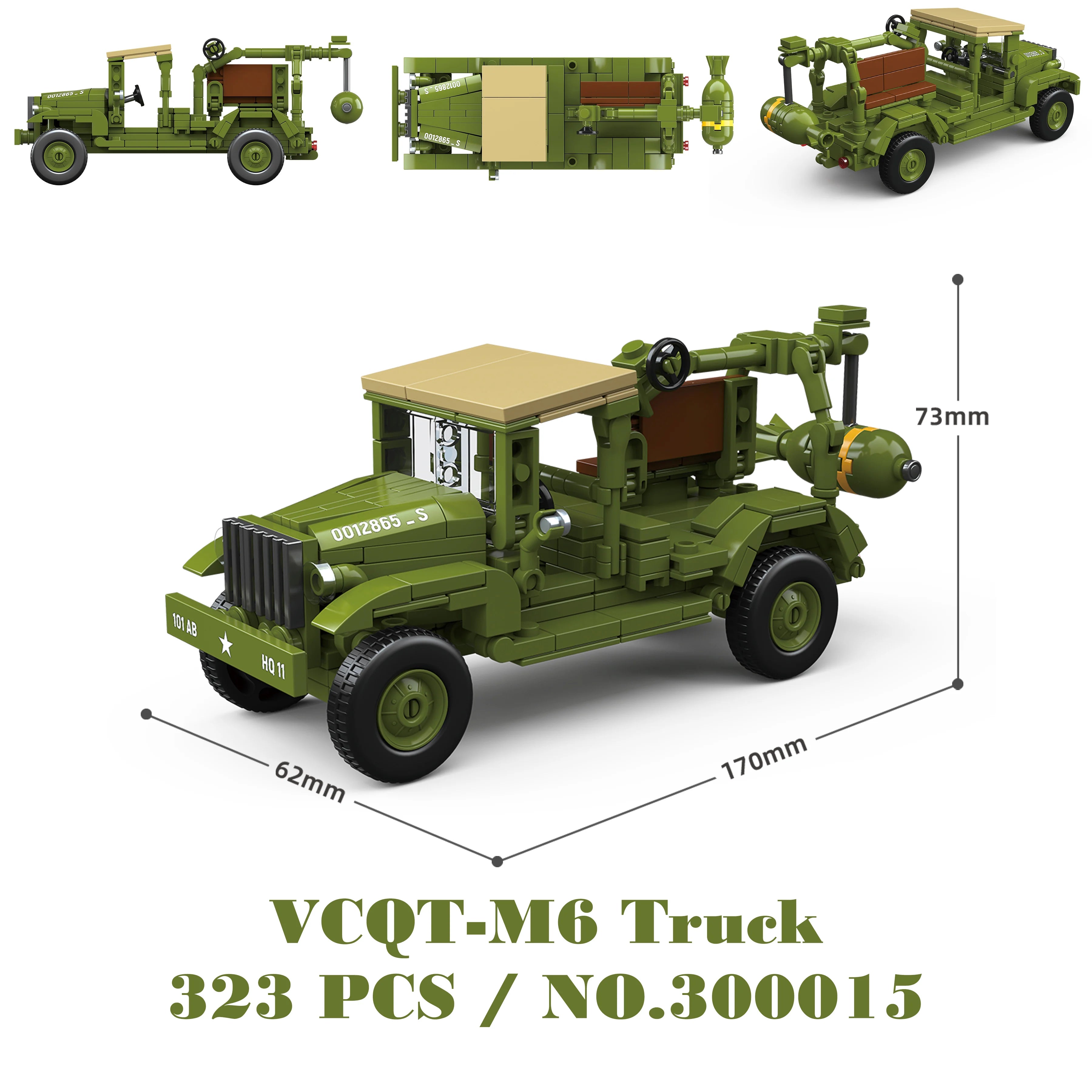 Military Tanks Stuart SdKfz251 PanzerVI Sherman US Army Quan Guan WW2 Soldier Figure Model Building Block Brick kid Children Toy