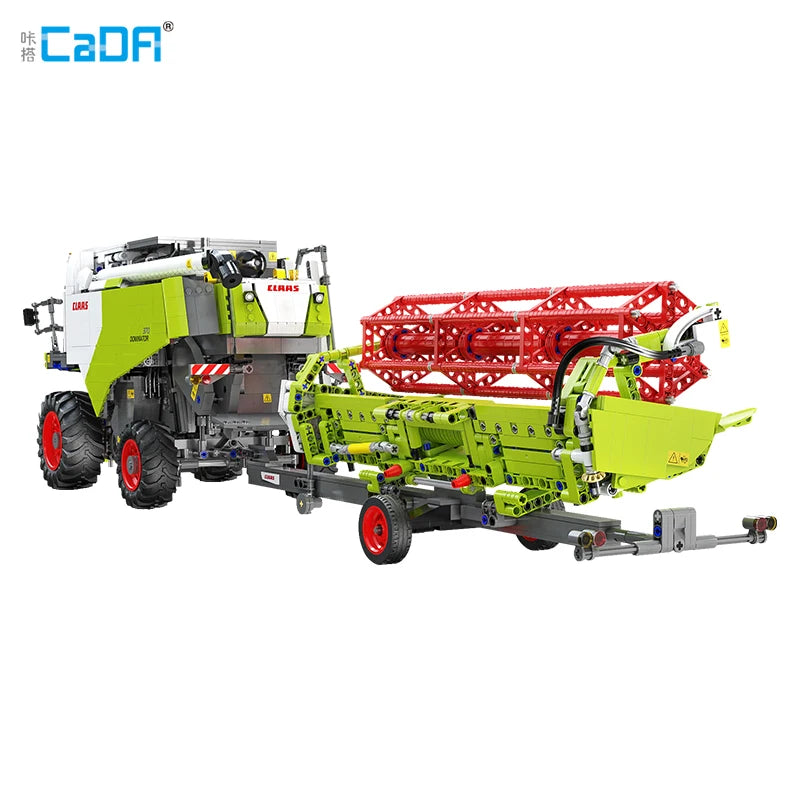 Cada CLAAS RC Combine Harvester1:17 Building Block MOC Designer Eric Trax Dual Authorization Bricks Toy for Children Gifts