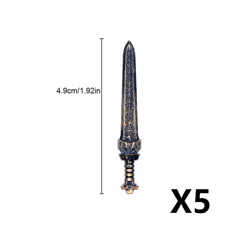 MOC Medieval Military Weapons Building Blocks Parts Castle Knights Soldier Sword Bow Crossbow Helmet Spear Model Bricks Boy Toys