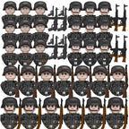 Boy Toys War II Army Soldiers Mini Military Weapons Model Small Particles Building Blocks Suits Childrens Birthday Gifts