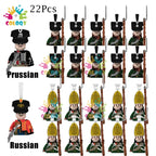 Kids Toys 22/10 Pcs Napoleonic Wars Military General Soldier Building Blocks Imperial Navy Figures Toys For Kids Birthday Gifts