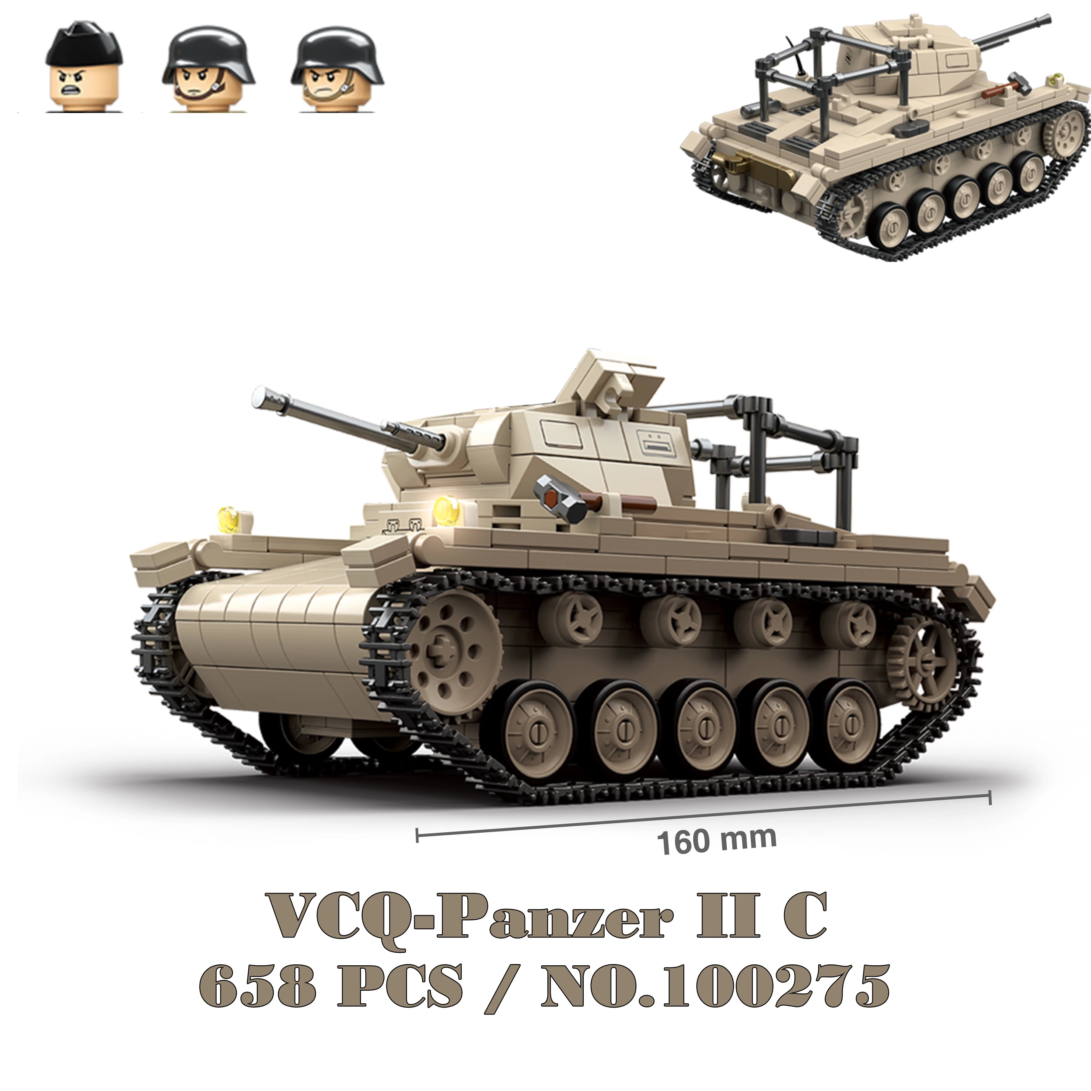 Military Tanks Stuart SdKfz251 PanzerVI Sherman US Army Quan Guan WW2 Soldier Figure Model Building Block Brick kid Children Toy