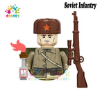 Kids Toys WW2 Soldiers Building Blocks Military Army Mini Action Figures Toys For Kids Christmas Gifts For Boys Birthday Gifts