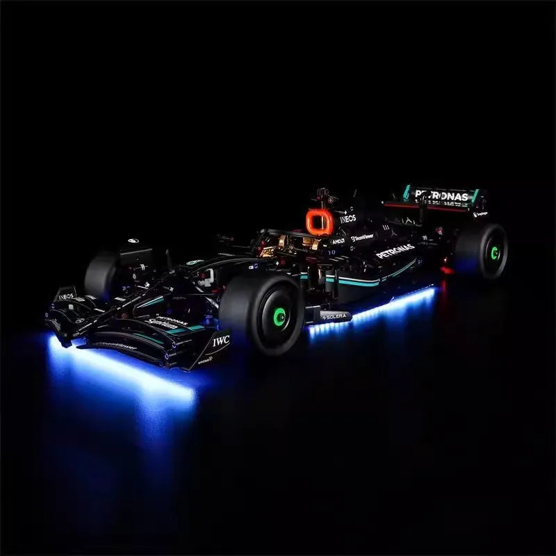 1642Pcs Technical W14 E 1:8 Scale Formula Racing Car Building Blocks MOC F1 Vehicle Assembly Toy Boys Birthday Christmas Gift