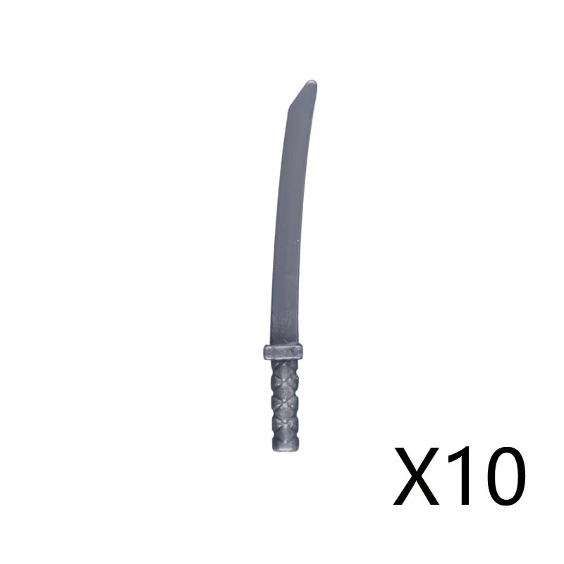 MOC Medieval Military Weapons Building Blocks Parts Castle Knights Soldier Sword Bow Crossbow Helmet Spear Model Bricks Boy Toys