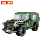 Military ww2 Cannon Assault Armored Vehicle Battle Tank Car Truck Army Weapon Building Blocks Sets Model Boys Toys for Kids Gift