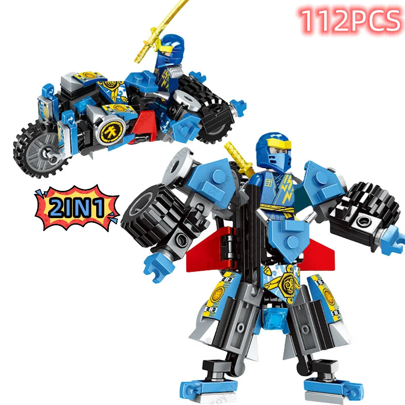 Technical Expert Famous Motorcycle Ninja Building Blocks Mini Model Action Figures Simulation Locomotive Transformation Toy Gift