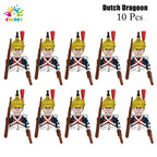Kids Toys 22/10 Pcs Napoleonic Wars Military General Soldier Building Blocks Imperial Navy Figures Toys For Kids Birthday Gifts