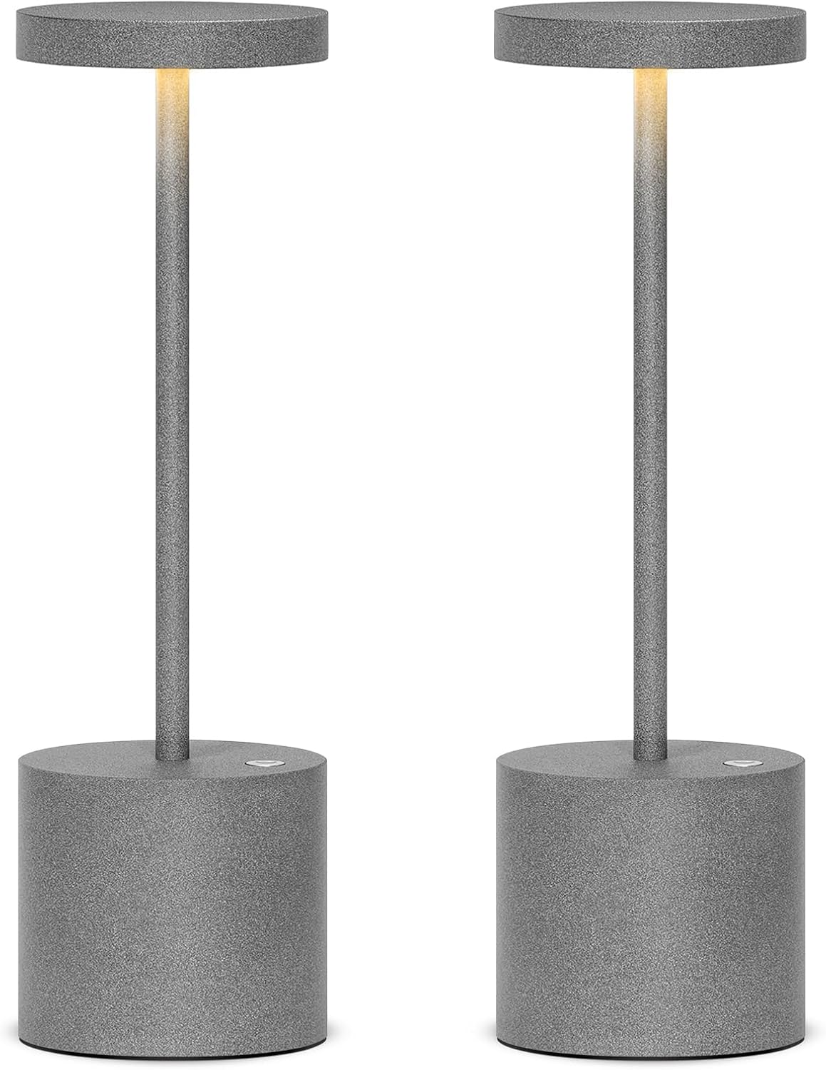 SAKRINGT 2 Pack Cordless Table Lamp Rechargeable, 5000mAh Battery Operated Portable Table Light,Dimming LED Table Lamp for Restaurant/Patio/Outdoor(Gold) - Grand Goldman