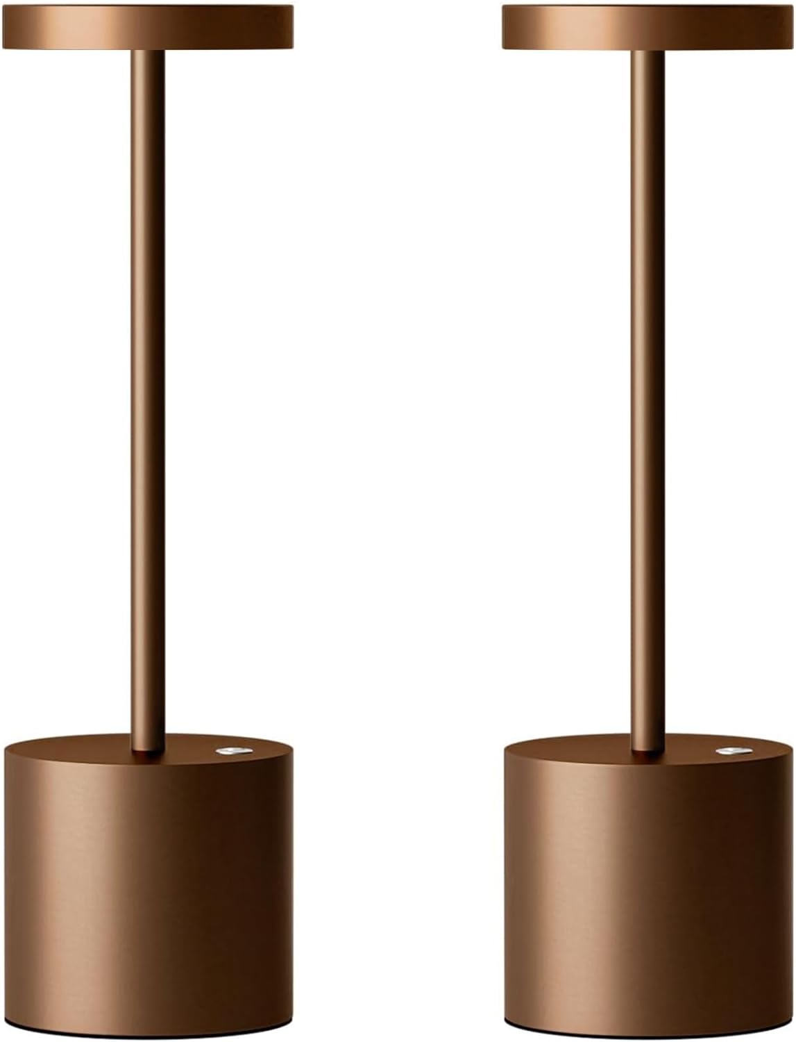 SAKRINGT 2 Pack Cordless Table Lamp Rechargeable, 5000mAh Battery Operated Portable Table Light,Dimming LED Table Lamp for Restaurant/Patio/Outdoor(Gold) - Grand Goldman