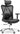 SIHOO M18 Ergonomic Office Chair for Big and Tall People Adjustable Headrest with 2D Armrest Lumbar Support and PU Wheels Swivel Tilt Function Black - Grand Goldman