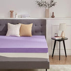 SINWEEK 2 Inch Gel Memory Foam Mattress Topper Ventilated Soft Pressure Relieve Mattress Pad, Breathable Bed Topper, CertiPUR-US Certified, Twin Size - Grand Goldman