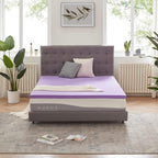 SINWEEK 2 Inch Gel Memory Foam Mattress Topper Ventilated Soft Pressure Relieve Mattress Pad, Breathable Bed Topper, CertiPUR-US Certified, Twin Size - Grand Goldman