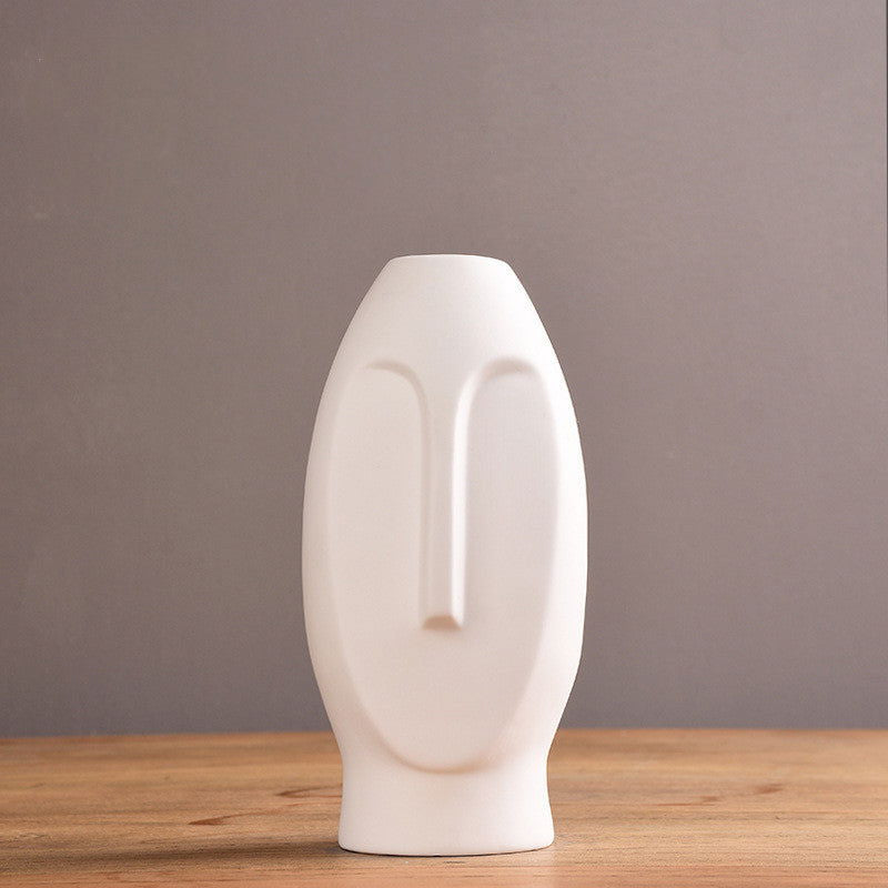 SOCIETY Modern Ceramic Vases for Room Living Room Decoration Handicraft Ornaments Flower Arrangement - Grand Goldman