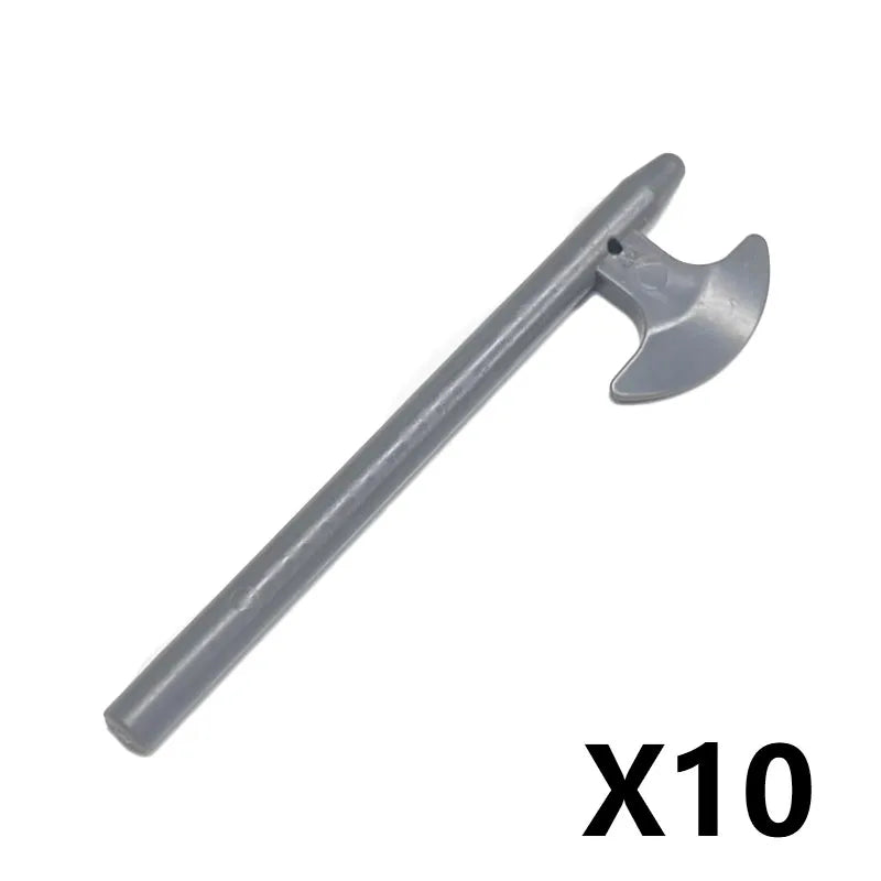 MOC Medieval Military Weapons Building Blocks Parts Castle Knights Soldier Sword Bow Crossbow Helmet Spear Model Bricks Boy Toys