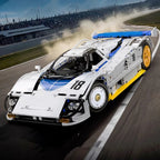 Technical MOC 787B Endurance Racing Car 1:10 Car Model Kit,1797PCS Auto Building Blocks Brick Puzzle Toys Kids Gift