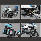 New 1:5 Motorcycle R1250 GS Building Blocks Model MOC City Sports Car Technical Bricks Assembling DIY Toys for Boys Gift Set