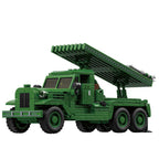 Military WW2 MOC Army Main Battle Tank Armored Vehicle Fighter Soldiers Figures Building Blocks Bricks Set For Children Toys