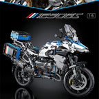 New 1:5 Motorcycle R1250 GS Building Blocks Model MOC City Sports Car Technical Bricks Assembling DIY Toys for Boys Gift Set