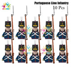 Kids Toys 22/10 Pcs Napoleonic Wars Military General Soldier Building Blocks Imperial Navy Figures Toys For Kids Birthday Gifts
