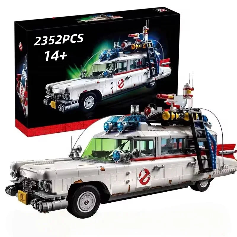 2025new Ghostbuster Ecto-1 Building Blocks Car Model Moc 10274 Display Bricks for Kids Adults Toys Halloween Christmas Gifts