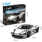 Cada Cool MOC APP Remote Control Storm Sports Car Model Building Blocks City Expert RC Racing Car Bricks Toys For Kid Gifts