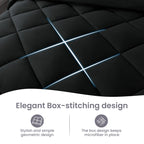 Ensemble de literie 5-7 pièces, ensembles de literie avec couette légère matelassée douce toutes saisons, drap plat, drap-housse lavable en machine