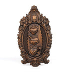 Sacred Heart Wood Carving Wall Hanging Crafts Ornaments - Grand Goldman