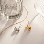 Unregelmäßiger kreativer Ballring für Frauen Persönlichkeit Design Ball Offener Ring Damen Edelstahlring Schmuck Geschenk anillos mujer