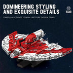 5749PCS UCS T6-Shuttle Spacecraft Model Building Blocks Military Space Jet Aircraft Bricks DeskTop Display Toys For Boy Gift MOC