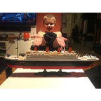 481pcs2401pcs RMS Titanic Ship Building Blocks Toy Set City Educational 3D Model Cruise Boats Mini Bricks Toys For Boys Adult