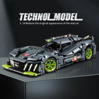 Technical 9X8 Hybrid Hypercar Sports Car Building Blocks Super Racing Vehicle Decor Model Bricks Toy Gifts Birthday Gifts Toy