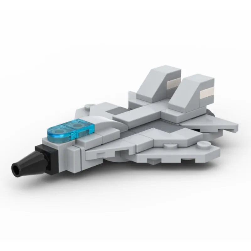Moc Airplane Building Blocks Mini Military Fighter Jets Air Transport Planes Ghost Bombers Model Assembly Toys DIY Education Toy