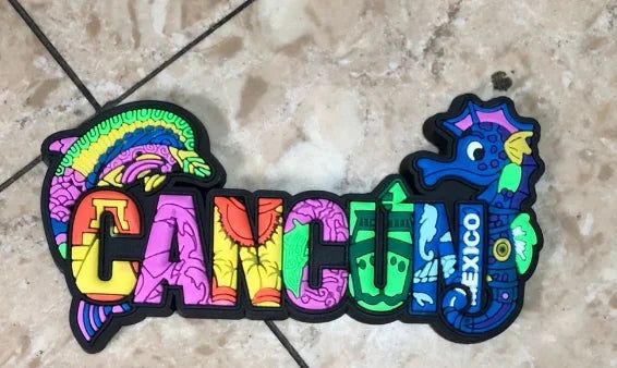 Sanandres isla Columbia Cancun Mexico Guadeloupe Martinique world travel PVC Fridge Magnet souvenir San Francisco soft Magnets - Grand Goldman