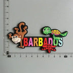 Sanandres isla Columbia Cancun Mexico Guadeloupe Martinique world travel PVC Fridge Magnet souvenir San Francisco soft Magnets - Grand Goldman