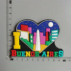 Sanandres isla Columbia Cancun Mexico Guadeloupe Martinique world travel PVC Fridge Magnet souvenir San Francisco soft Magnets - Grand Goldman