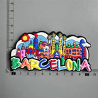 Sanandres isla Columbia Cancun Mexico Guadeloupe Martinique world travel PVC Fridge Magnet souvenir San Francisco soft Magnets - Grand Goldman