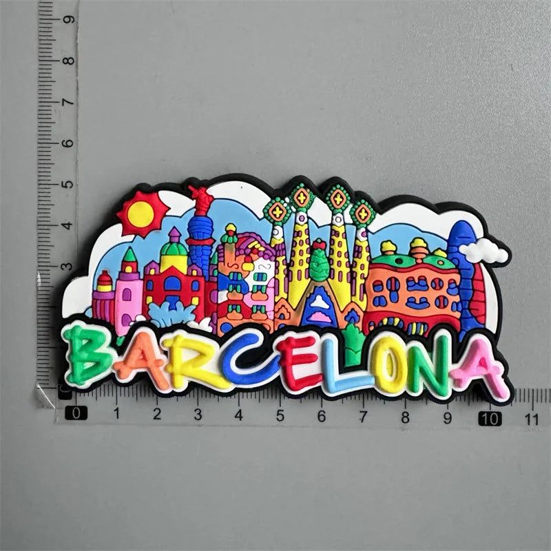 Sanandres isla Columbia Cancun Mexico Guadeloupe Martinique world travel PVC Fridge Magnet souvenir San Francisco soft Magnets - Grand Goldman