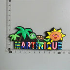 Sanandres isla Columbia Cancun Mexico Guadeloupe Martinique world travel PVC Fridge Magnet souvenir San Francisco soft Magnets - Grand Goldman