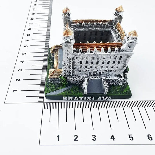 Santorini Greece Cambodia Colosseum Mont-Saint-Michel Florence Torre di Pisa Building Model Miniatures Desk Ornaments Home Decor - Grand Goldman