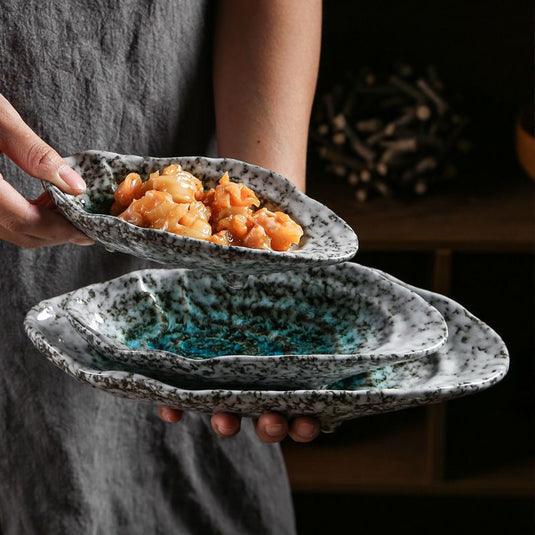Sashimi Plate Hotel Ceramic Tableware Sushi Sashimi Plate Cold Dish - Grand Goldman