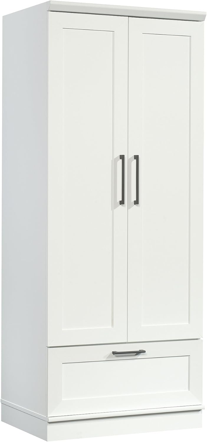 Sauder HomePlus Wardrobe/Pantry cabinets, L: 28.98" x W: 20.95" x H: 71.18", Dakota Oak - Grand Goldman