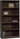 Sauder Miscellaneous Storage 5 Split Bookcase/Book Shelf, L: 35.28" x W: 13.23" x H: 69.76", Oiled Oak finish - Grand Goldman