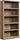 Sauder Miscellaneous Storage 5 Split Bookcase/Book Shelf, L: 35.28" x W: 13.23" x H: 69.76", Oiled Oak finish - Grand Goldman