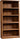 Sauder Miscellaneous Storage 5 Split Bookcase/Book Shelf, L: 35.28" x W: 13.23" x H: 69.76", Oiled Oak finish - Grand Goldman