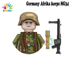 Kids Toys WW2 Soldiers Building Blocks Military Army Mini Action Figures Toys For Kids Christmas Gifts For Boys Birthday Gifts