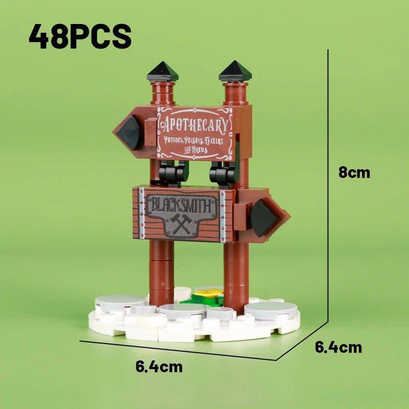 Medieval Military Tower Building Block Rome Knight Castle Siege Vehicle Hammer Boat Tent Flag Sword Weapons Bricks Toys Kid Gift