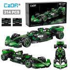 Cada KICK  Sauber Team C44 Formula-1 F1 Technical Racing Car Number 24 Sports Car Building Blocks Car Bricks Toys Holiday Gifts
