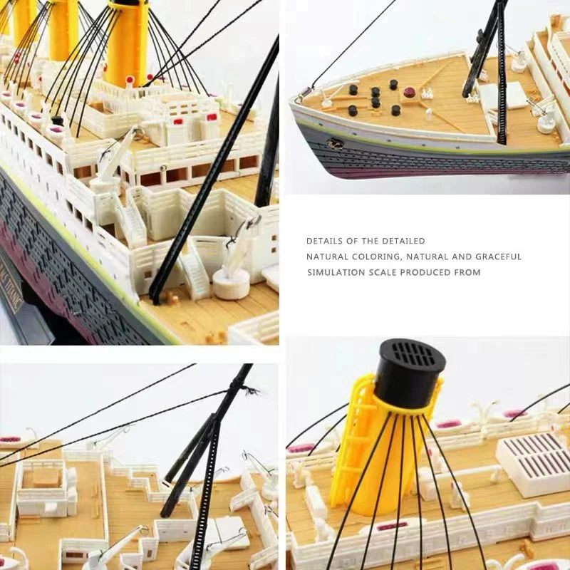 2401Pcs City Titanic RMS Cruise Ship Model Building Blocks Kits  Creator Expert Boat Bricks DIY Kids Toys For Kid Gift MOC