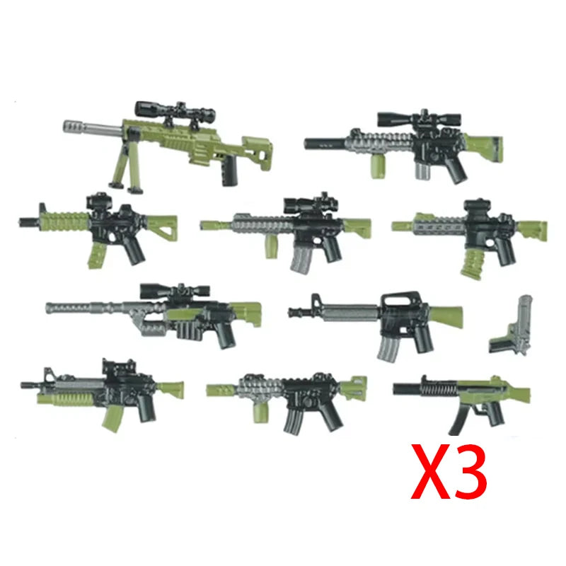 Military Special Forces MOC Building Block German KSK Special Forces Soldier Figure SWAT Army Gun Weapon Vest Backpack Brick Toy